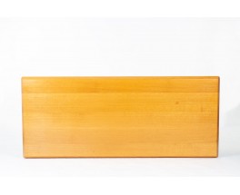Table de repas en chêne design brutaliste 1950