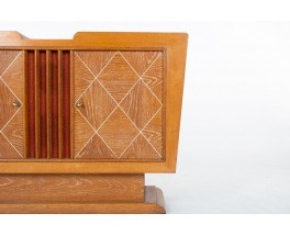 Meuble de rangement en chêne cérusé 1930