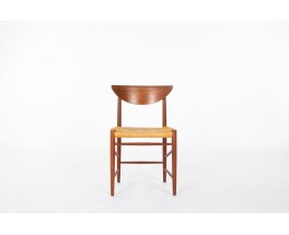 Chaises Peter Hvidt et Orla Molgaard-Nielsen modèle 316 édition Soborg Mobelfabrik 1960 set of 6