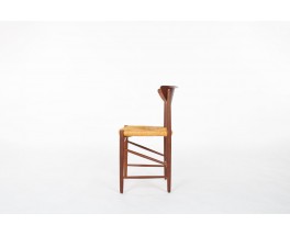 Chaises Peter Hvidt et Orla Molgaard-Nielsen modèle 316 édition Soborg Mobelfabrik 1960 set of 6