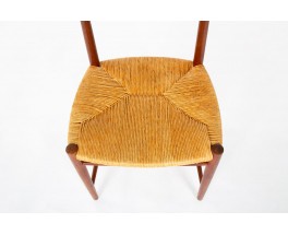 Chaises Peter Hvidt et Orla Molgaard-Nielsen modèle 316 édition Soborg Mobelfabrik 1960 set of 6