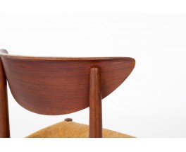 Chaises Peter Hvidt et Orla Molgaard-Nielsen modèle 316 édition Soborg Mobelfabrik 1960 set of 6