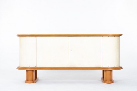 Enfilade en merisier et parchemin 1930