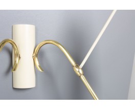 Wall lights in brass 1950 set of 2