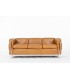 Canapé Le Corbusier modèle LC2 en cuir édition Cassina 1970