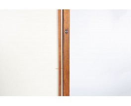 Andre Sornay wardrobe in mahogany and beige panels 1960