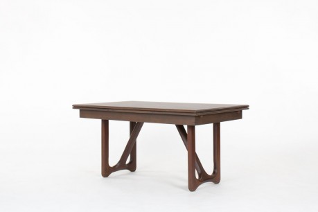Table De Repas Rectangulaire Guillerme Et Chambron En Chêne 1950