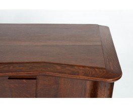 3-door oak storage unit from the 1950s
