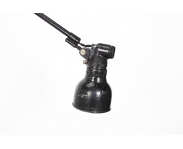 Ernst Rademacher wall light black metal Bauhaus 1930