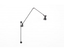 Ernst Rademacher wall light black metal Bauhaus 1930