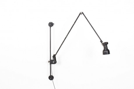 Applique Ernst Rademacher métal noir Bauhaus 1930