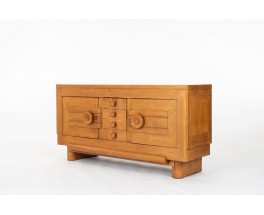 Meuble de rangement en chêne 2 portes 1930