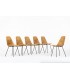 Gian Franco Legler chairs model Basket edition Pierantonio Bonacina 1950 set of 6