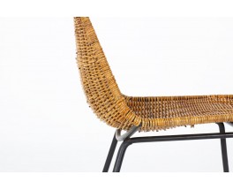 Gian Franco Legler chairs model Basket edition Pierantonio Bonacina 1950 set of 6