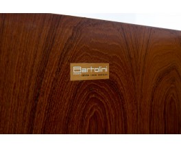 Luigi Bartolini sideboard in mahogany and chrome handles 1960