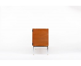 Luigi Bartolini sideboard in mahogany and chrome handles 1960