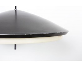 Counterweight wall lamp in metal and brass, Arlus edition 1950