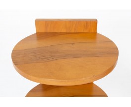 Art Deco design walnut bedside tables 1930 set of 2