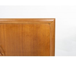Cabinet in oak and brass 1950