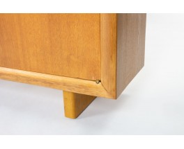 Cabinet in oak and brass 1950
