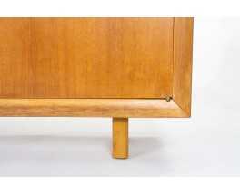 Cabinet in oak and brass 1950