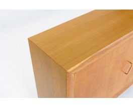 Cabinet in oak and brass 1950
