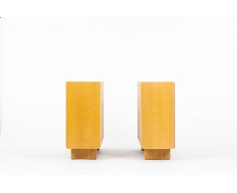 Cabinet in oak and brass 1950