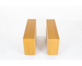 Cabinet in oak and brass 1950