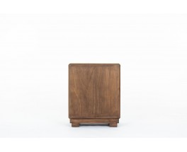 Meuble Art Déco en Ébène de Macassar, Palissandre & Plateau Quartz – Années 1930