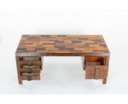 Bureau vintage en palissandre par Jean Gillon pour Italma WoodArt, Brésil 1960