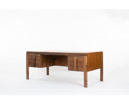 Vintage Rosewood Desk by Jean Gillon for Italma WoodArt, Brazil 1960