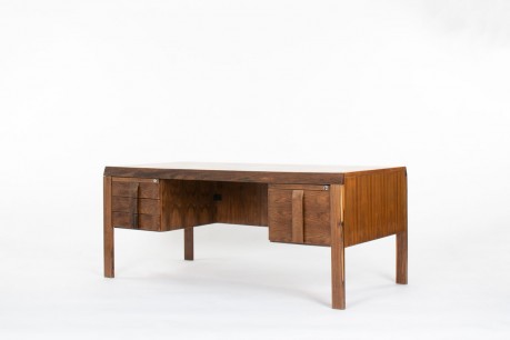 Bureau vintage en palissandre par Jean Gillon pour Italma WoodArt, Brésil 1960