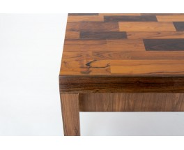 Vintage Rosewood Desk by Jean Gillon for Italma WoodArt, Brazil 1960