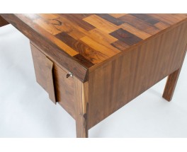 Bureau vintage en palissandre par Jean Gillon pour Italma WoodArt, Brésil 1960