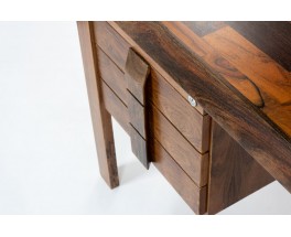 Bureau vintage en palissandre par Jean Gillon pour Italma WoodArt, Brésil 1960