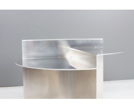 Rivet Aluminium Side Table by Jonas Trampedach for Frama, Contemporary Design