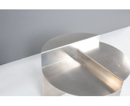 Guéridon Rivet en aluminium par Jonas Trampedach pour Frama, Design contemporain