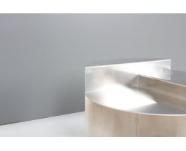 Rivet Aluminium Side Table by Jonas Trampedach for Frama, Contemporary Design