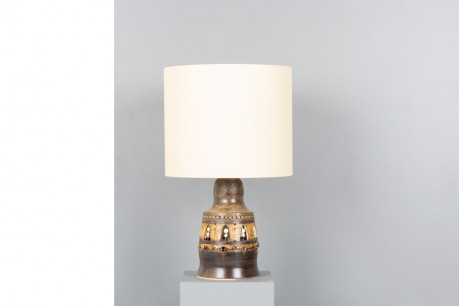 Lampe en céramique ajourée par Georges Pelletier – Années 1970
