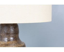 Lampe en céramique ajourée par Georges Pelletier – Années 1970
