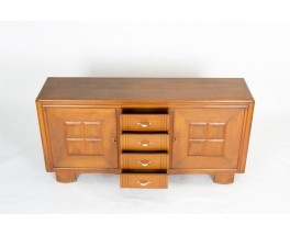 Meuble de rangement en chêne 2 portes 1930