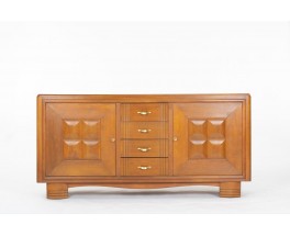 Meuble de rangement en chêne 2 portes 1930