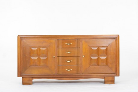 Meuble de rangement en chêne 2 portes 1930