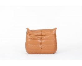 Fauteuil Michel Ducaroy modèle Togo en cuir édition Ligne Roset 1970