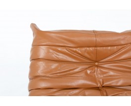 Fauteuil Michel Ducaroy modèle Togo en cuir édition Ligne Roset 1970