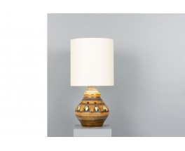 Georges Pelletier table lamp in ceramic large model 1960