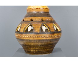 Georges Pelletier table lamp in ceramic large model 1960