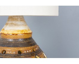 Georges Pelletier table lamp in ceramic large model 1960
