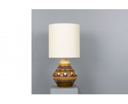Georges Pelletier table lamp in ceramic large model 1960