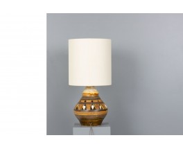 Georges Pelletier table lamp in ceramic large model 1960